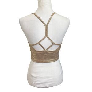 Beyond Yoga Gold Sports Bra